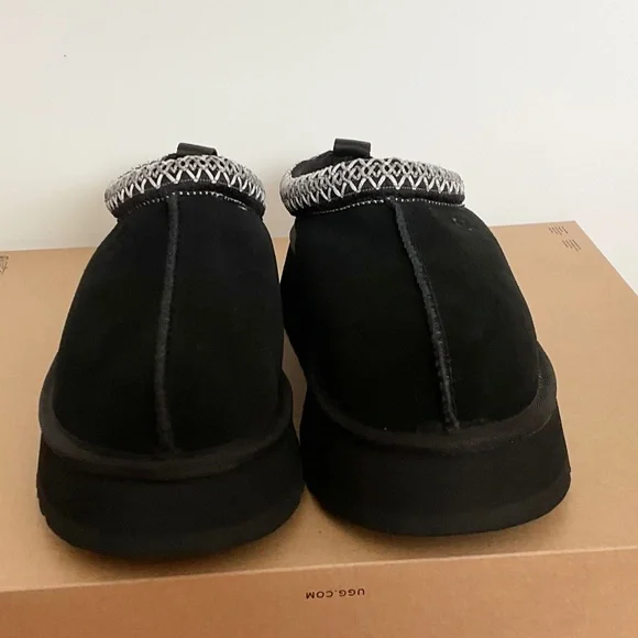 NEW UGG Tazz Platform Suede Slippers Shoes Shoes Back Size 8 - Picture 7 of 10